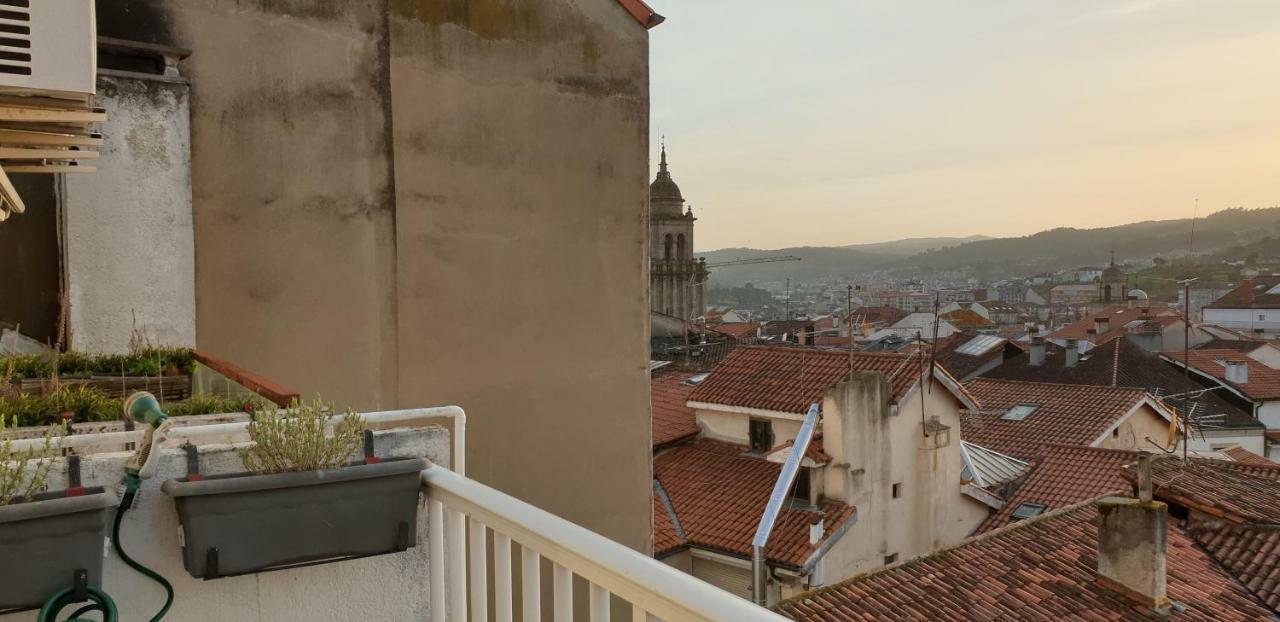 Апартаменты Duplex Luminoso Con Vistas En El Centro De Оренсе Экстерьер фото