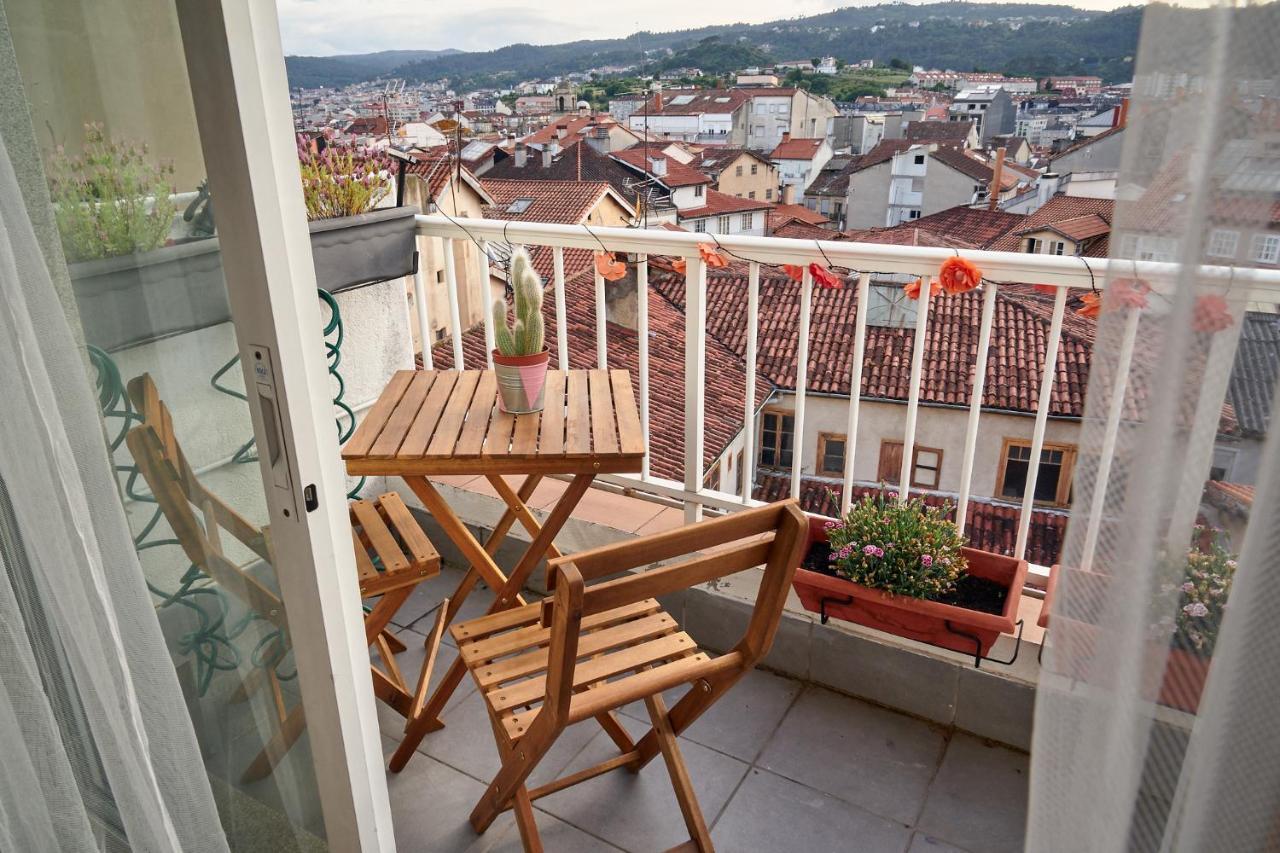 Апартаменты Duplex Luminoso Con Vistas En El Centro De Оренсе Экстерьер фото